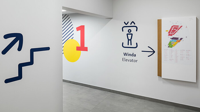 Gemini Park Tychy wayfinding 1