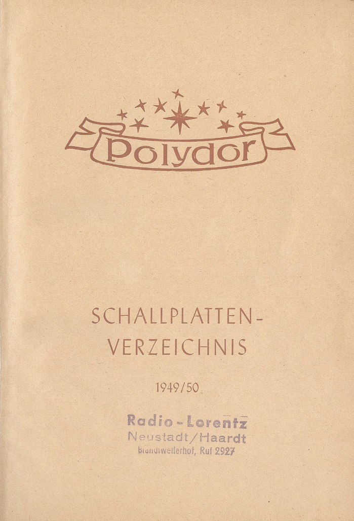 The title page has a slightly different, hand-rendered version of the logo and caps from Stahl mager (1939).