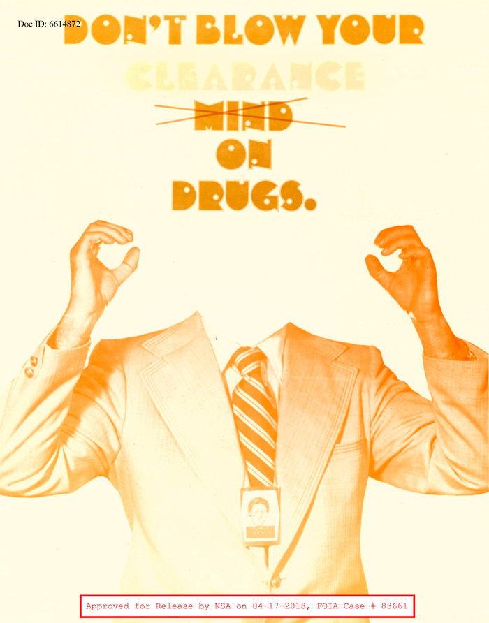 “Don’t blow your (mind) clearance on drugs”, aptly set in Shotgun (1972).