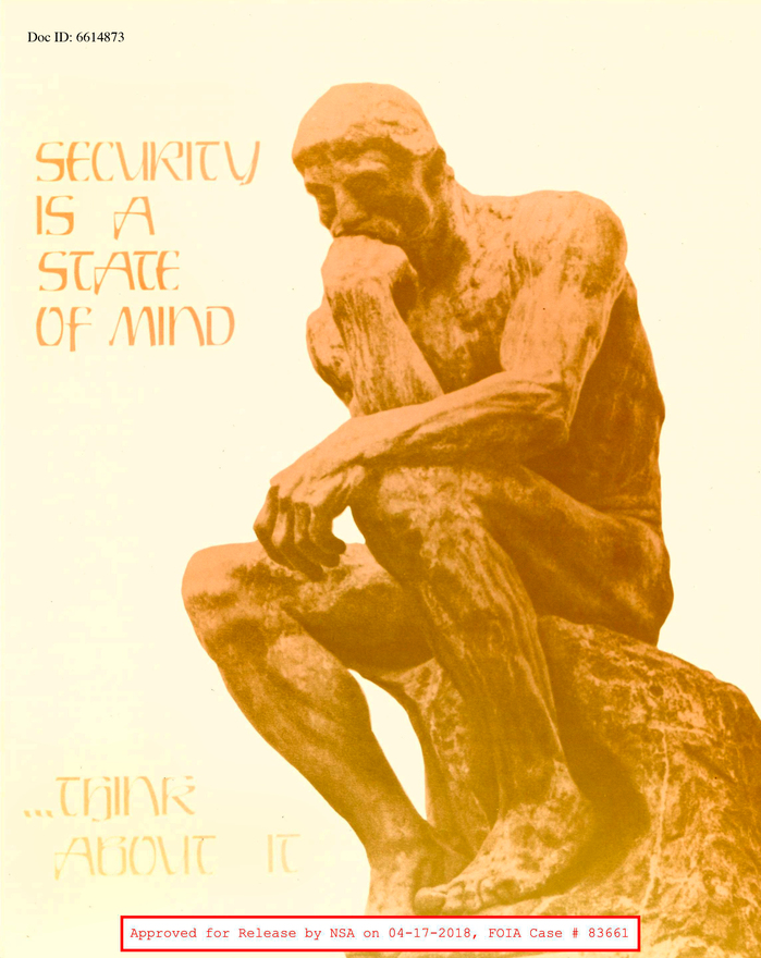Is Rodin’s Thinker and all-caps Rustikalis a good combo? Think about it.