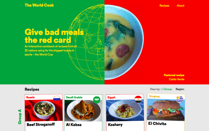 The World Cook website 2