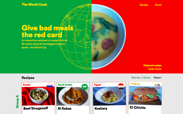 The World Cook website 2