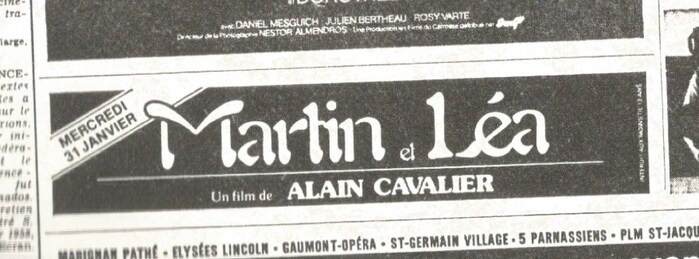 Martin et Léa movie poster 2