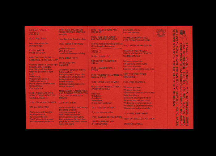 Laraaji – Vision Songs Live! album art 4