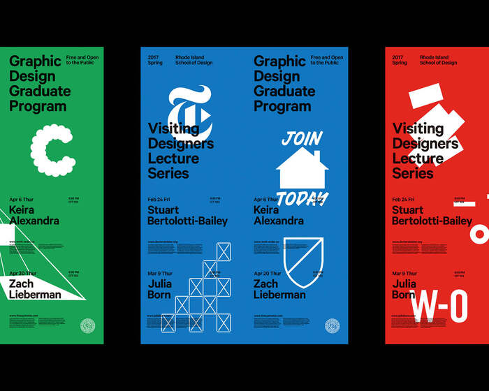 2017 RISD Visiting Designers posters 1