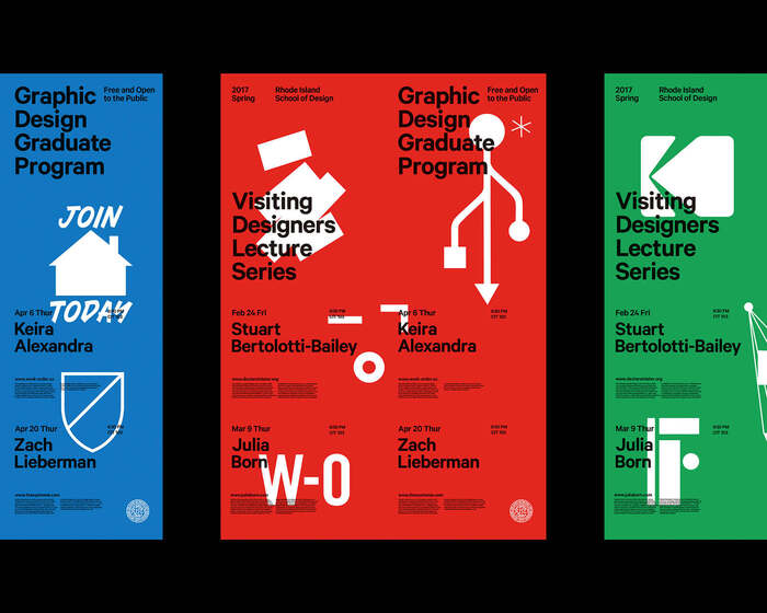 2017 RISD Visiting Designers posters 2