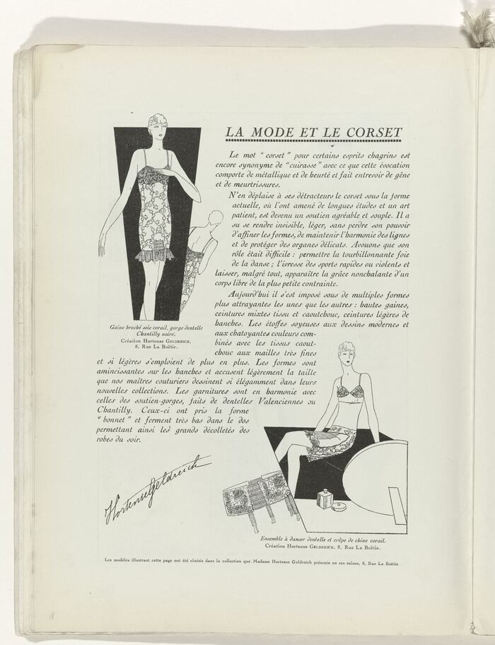 Page 18, corsets.