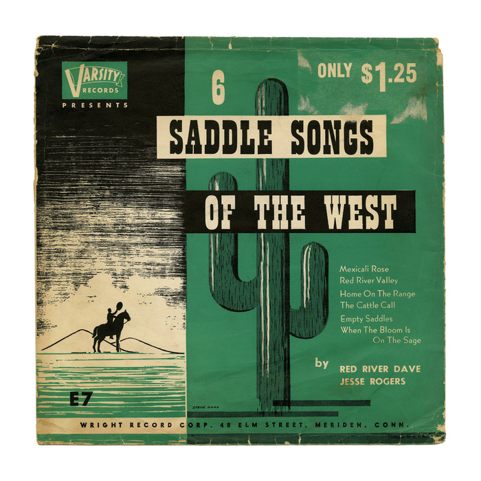 Red River Dave &amp; Jesse Rogers – 6 Saddle Songs of The West album art