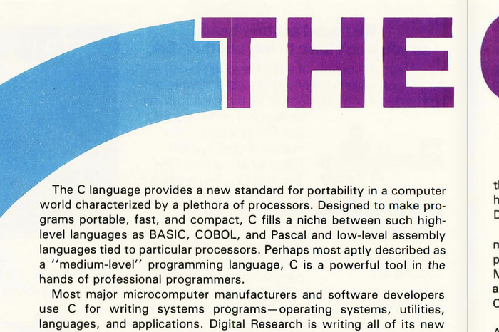 BYTE, Vol. 8 No. 8, Aug 1983,“The C Language” 3