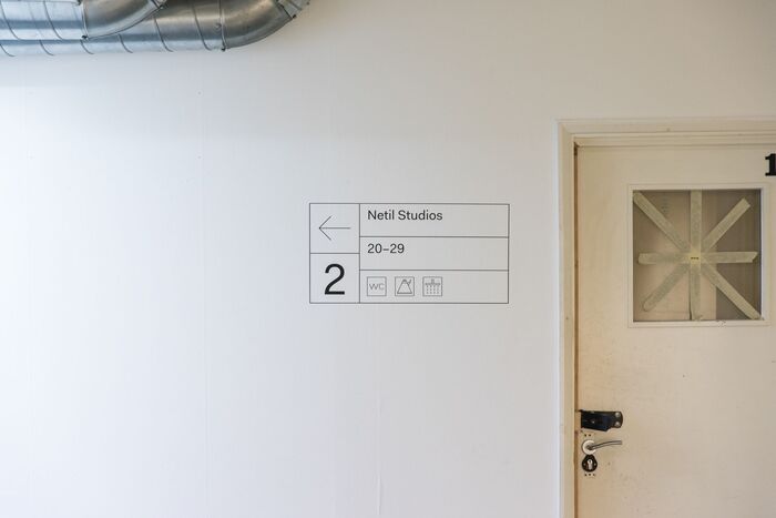 Netil House signs - Fonts In Use