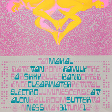 Taj Majal, Creedence Clearwater Revival, Electro Luminescense, etc. at the Avalon Ballroom, May 31, 1968