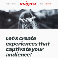 Mágico website