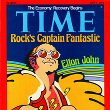 <cite>TIME</cite> magazine, “Rock’s Captain Fantastic: Elton John”, July 7, 1975