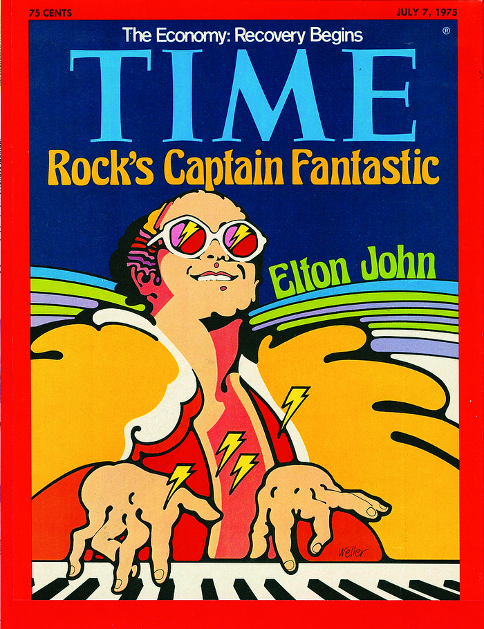 TIME magazine, “Rock’s Captain Fantastic: Elton John”, July 7, 1975 1