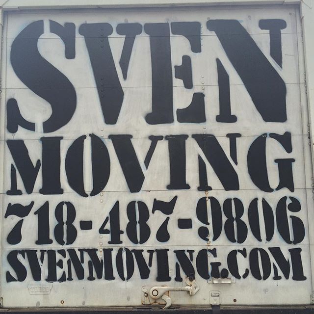 Sven can take a punch: stenciled, spray-painted, painted over and re-painted again.