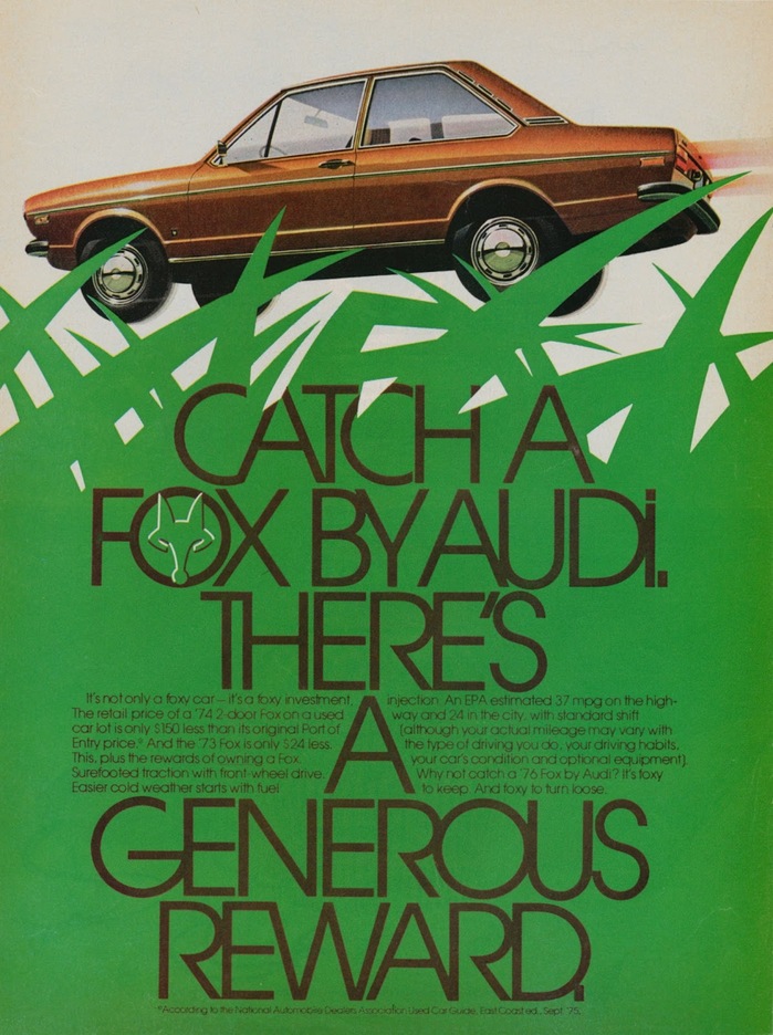 Audi Fox advertisements 1
