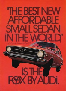 Audi Fox advertisements