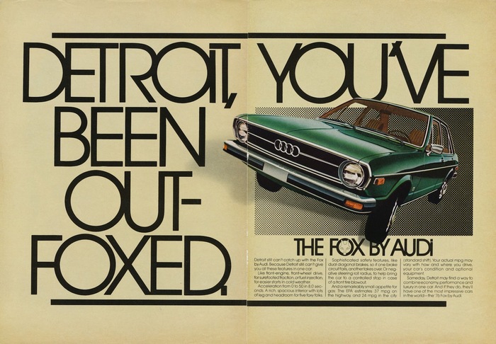 Audi Fox advertisements 5