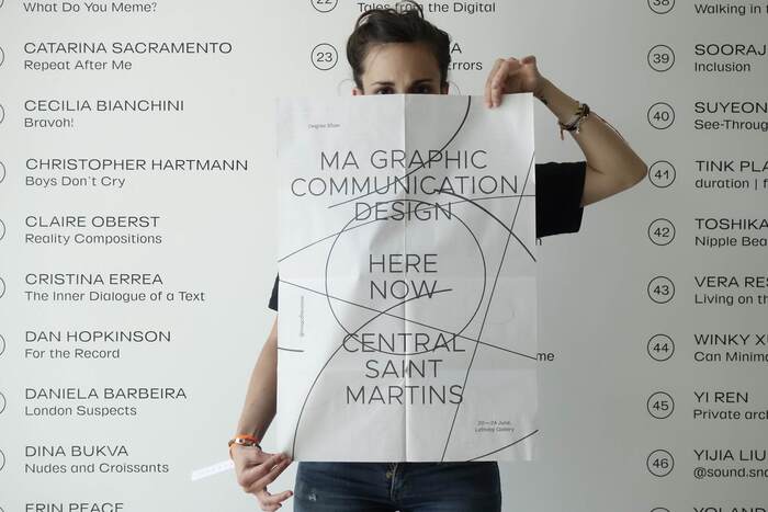 Central Saint Martins MA Graphic Communication Design degree show 2018 3