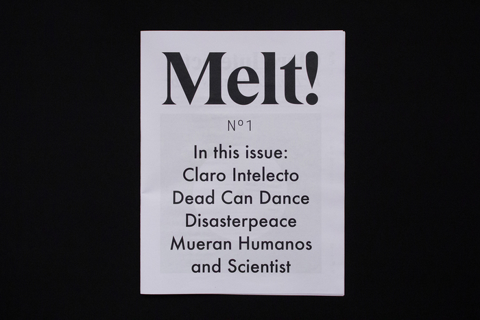 Front page without banderole. The issue number is in Roboto Mono, the contents in Futura.