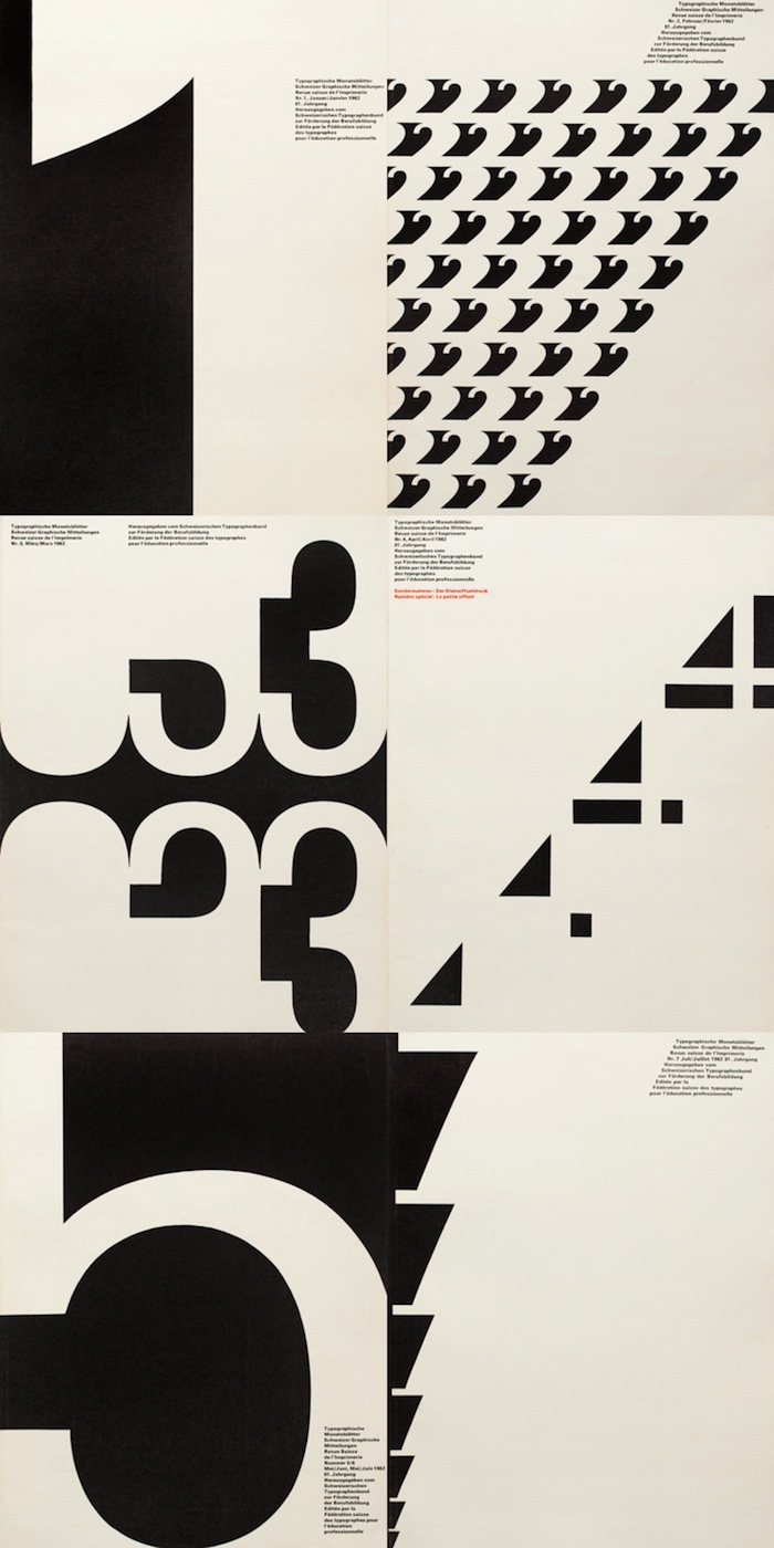 Typographische Monatsblätter 1962 issues 1