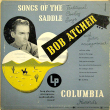 Bob Atcher – <cite>Songs of the Saddle </cite>album art