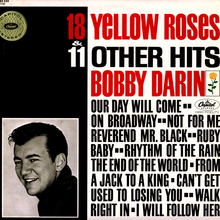 Bobby Darin – <cite>18 Yellow Roses</cite> album cover