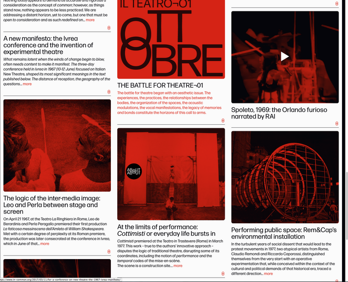 Website, below the fold