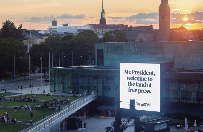 “The Land of Free Press” – Trump-Putin meeting campaign by Helsingin Sanomat 8