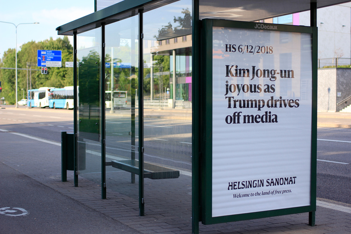 “The Land of Free Press” – Trump-Putin meeting campaign by Helsingin Sanomat 6