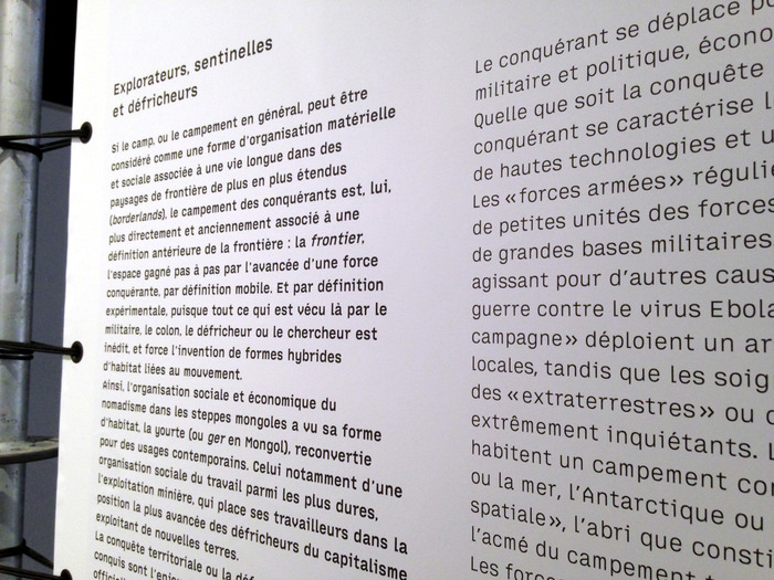 Habiter le campement exhibition 12