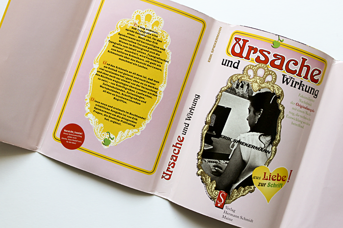 Visually taking on the 80s design of romance novels, this version reveals a mix of Arnold Boecklin with ITC Franklin Gothic and Adobe Caslon and graphic elements requiring getting used to.