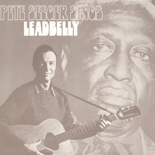 <cite>Pete Seeger Sings Lead Belly </cite>album art