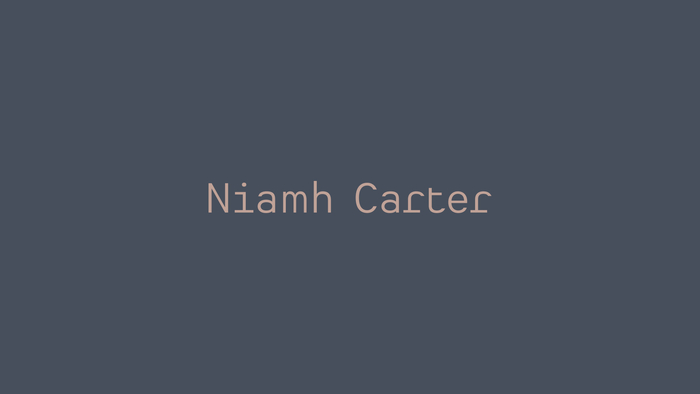 Niamh Carter 1