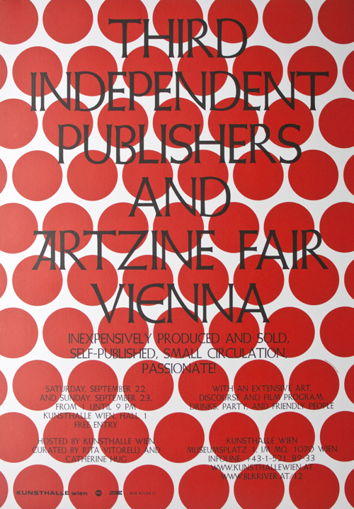 Third Independent Publishers and Artzine Fair Vienna poster