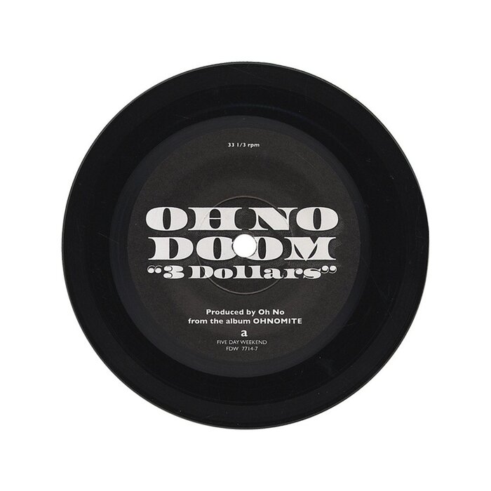 Oh No featuring DOOM – “3 Dollars” single cover 2