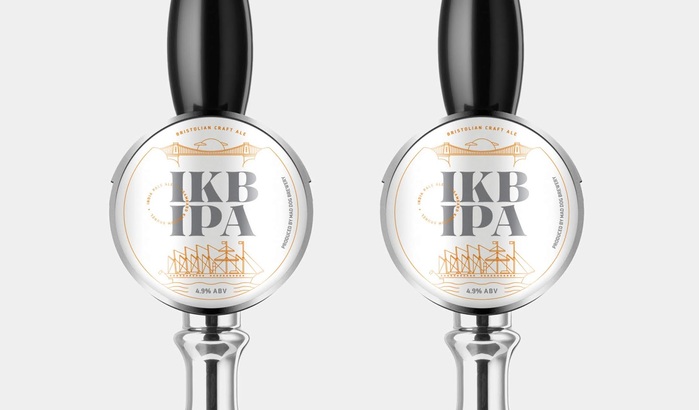 IKB IPA beer by Mad Dog Brew Co. 3