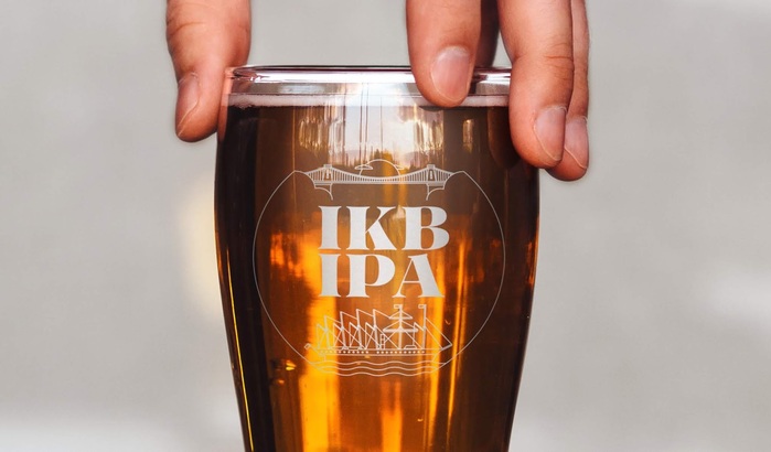 IKB IPA beer by Mad Dog Brew Co. 6