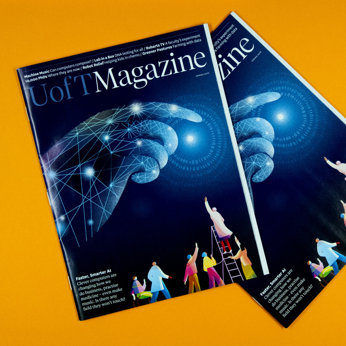 Cover, with masthead set in Tiempos Headline, contents set in Tiempos Text and National.