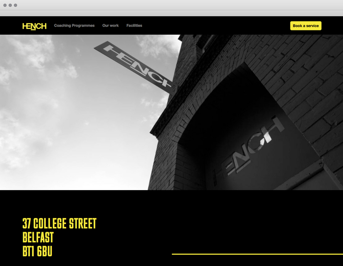 Hench identity and website 4