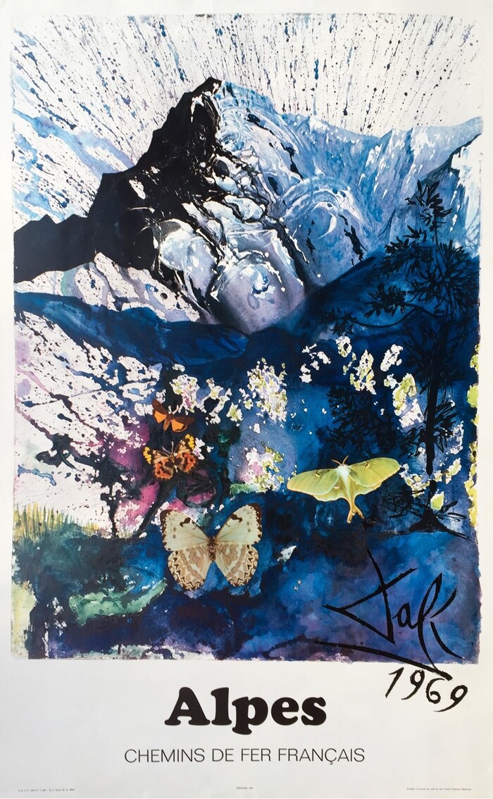 French railway posters by Dalí 5