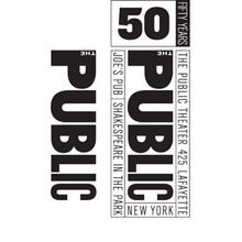 The Public Theater logo evolution (1994–2008)
