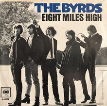 The Byrds – “Eight Miles High” single cover (Columbia)