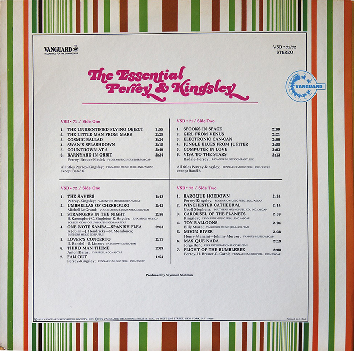 The Essential Perrey &amp; Kingsley album art 2