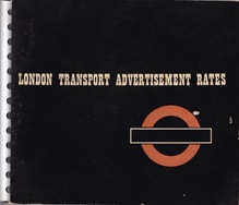 London Transport Advertisment Rates folder (1947)