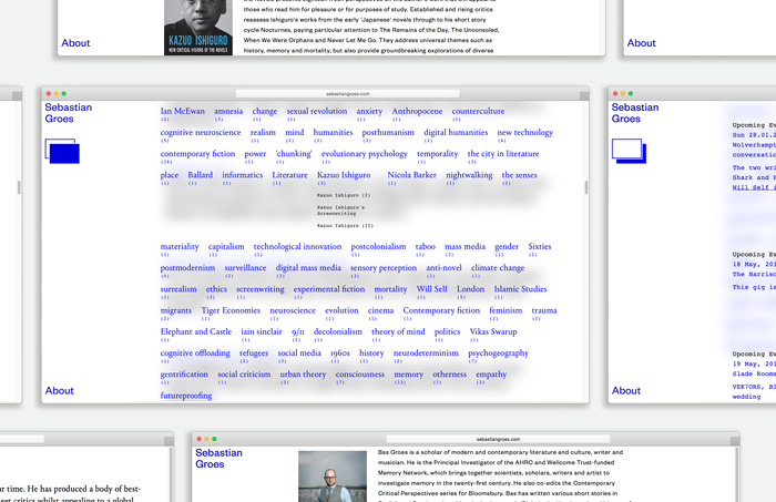 Sebastian Groes website 4