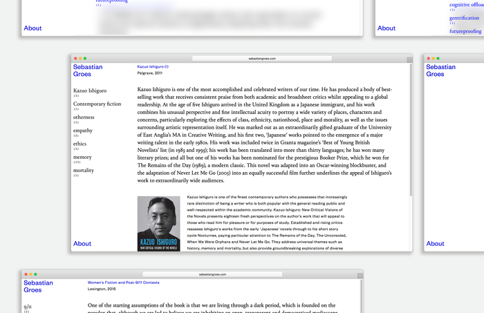 Sebastian Groes website 5