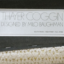 Thayer Coggin, Designed by Milo Baughman label