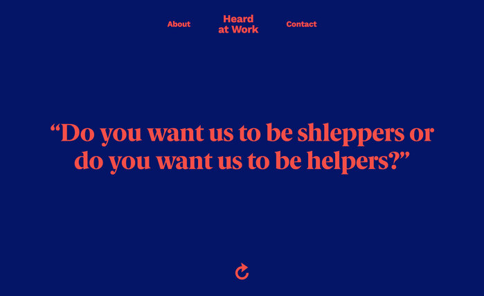 Heard at Work website 3