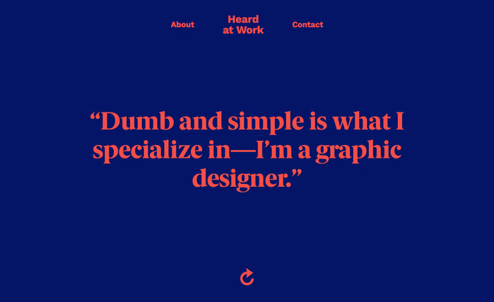 Heard at Work website 1